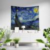 Aertemisi The Starry Night Vincent van Gogh Tapestry Wall Hanging Art for Bedroom Living Room College Dorm Party Backdrop Home