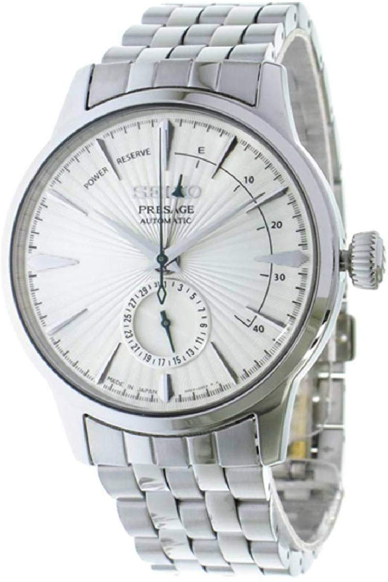 

Годинник SEIKO SARY079 SSA341J1 PRESAGE Automatic Back Skeleton Silver [Seiko] для чоловіків [Елемент]