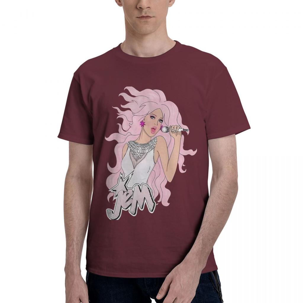Dazzling Diamonds Jem And The Holograms 100 Cotton Casual Breathable Confortable T Shirt Short Sleeve TShirt T Shirt Men