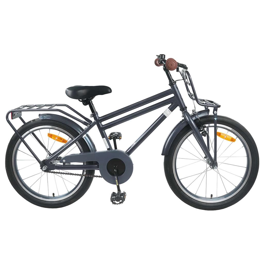 Kids Bike 18 Inches for Ages 5 7 Dark Grey