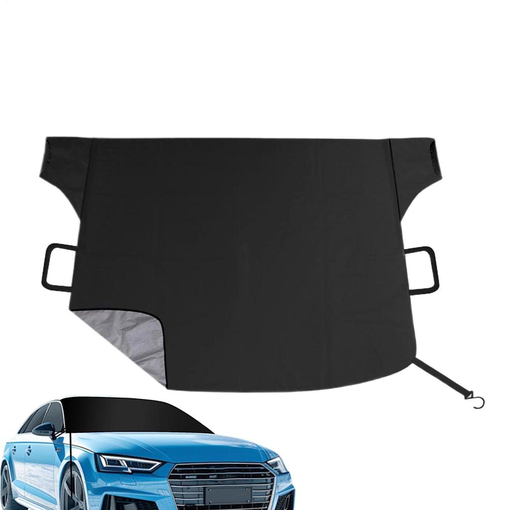 Winter Car Ice Snow Windshield Cover Windproof Oxford Cloth Windscreen Frost Cover Thickened Windshield Sunshade