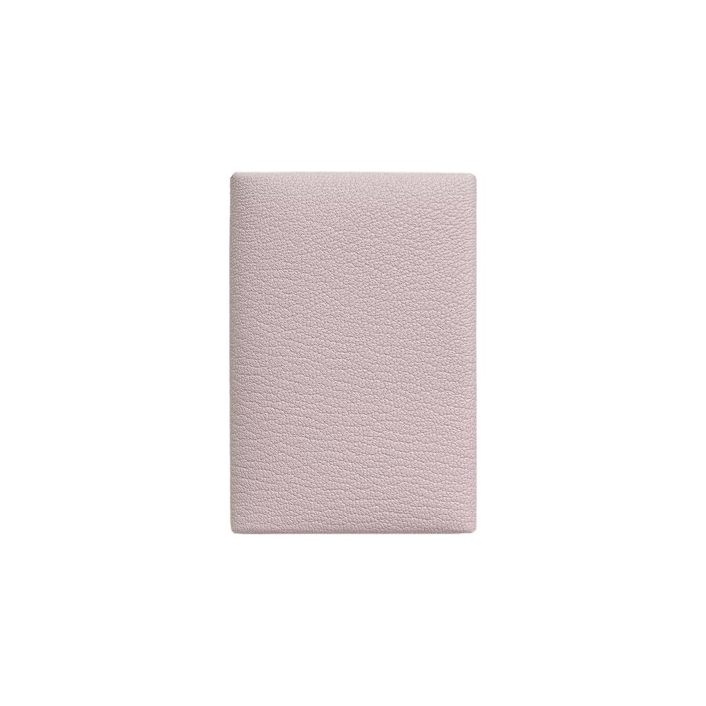 Hermes Calvi Duo Solid Color Minimalist Flap Card Holder Women Card Holder Mauve-Pale H082977CK09
