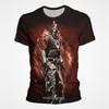 Shooting Game CS GO Pattern 3D Printed T-shirt Men's Summer Short Sleeved Round Neck Top Trendy Harajuku Fashion Streetwear