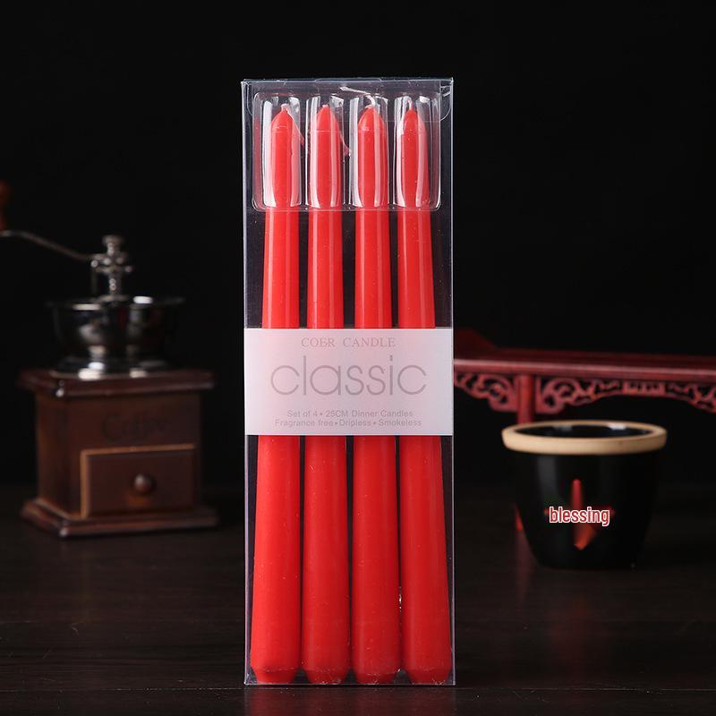 

Свечи в европейском романтическом стиле для свадебного и обеденного декора 2.2cm*25cm Taper Candle Stick