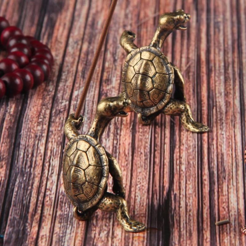 Přenosný držák na vonné tyčinky ve tvaru želvy Stojan na držák na vonné tyčinky