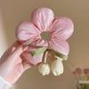 Hair Tie Flower High Elasticity Tulip Hair Display Volume Fluffy Headband Hair Accessories Sweet Hair Ring Scrunchie Women Large Fashionable  Jewelry
