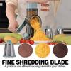 3-in-1 Rotary Cheese Grater - Multifunctional Manual Veg Slicer & Nut Grinder, A Must for Your Kitchen!
