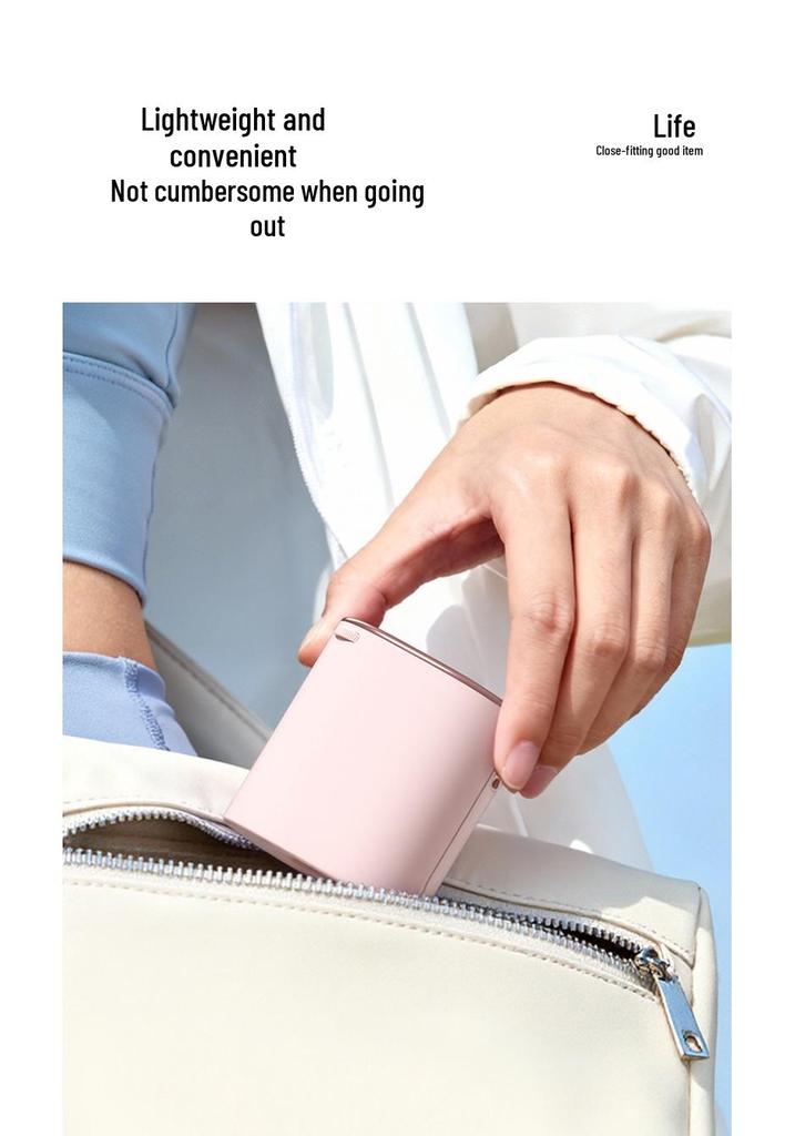 High-Speed Handheld Waist-Hanging Cooling Fan with Ice Pack Clip Y32