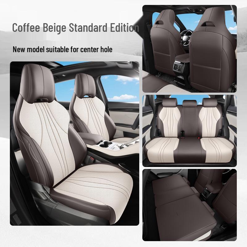 All-Season Full Surround Seat Cover for BYD Song Plus/DMI Five-Seater Car Cushion