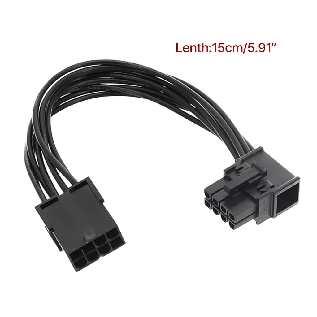 Kabel kolena grafické karty PCIE 8pin kabel, připojení grafické karty Levý a pravý ohyby Kabel šasi