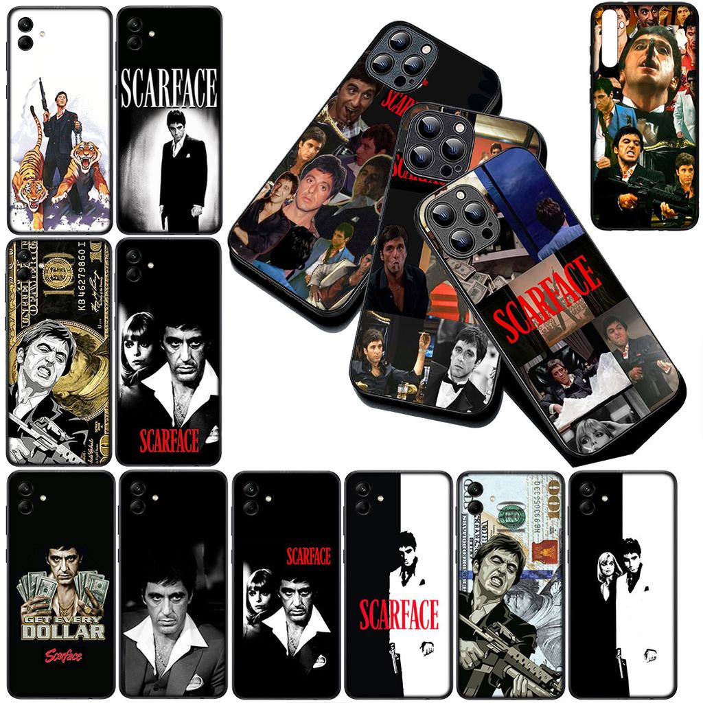 S-Scarfaces Wallpaper Phone Case for Samsung Galaxy S20 S22 S21 FE Ultra Plus A07 A17 A15 A16 A25 A57 A37 Protective Cover