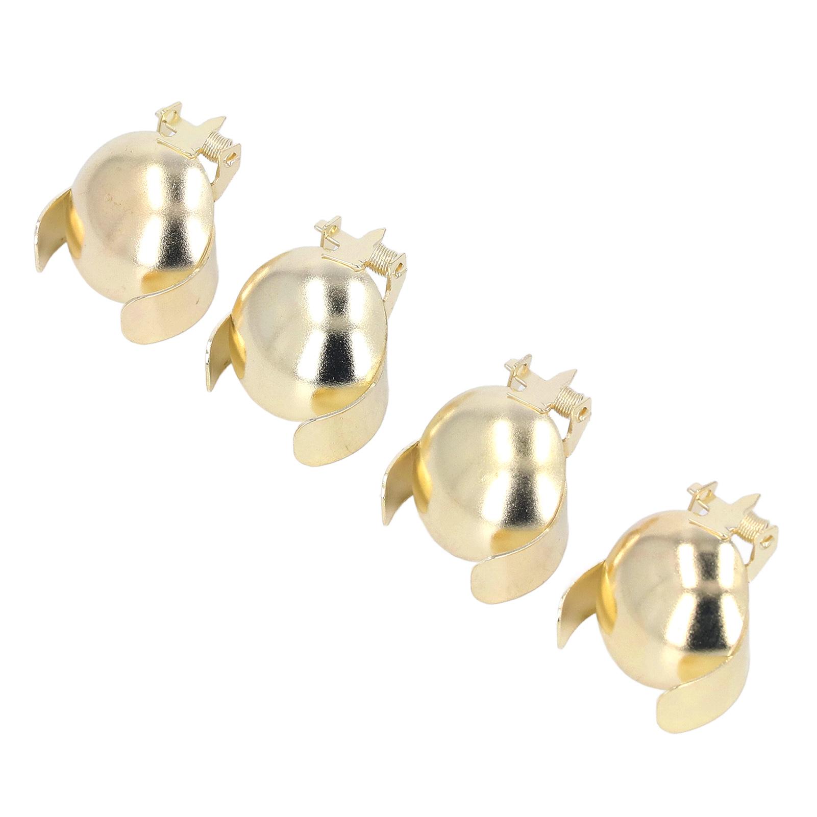 

4pcs Automatic Candle Extinguisher Wick Flame Snuffer for Putting Out Candle Flame Safely Gold серебряный