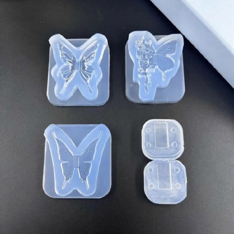 Portable Butterfly Shaped Silicone Mold For Professional Nail Artists And Jewelry Makers Anti Tear Material
