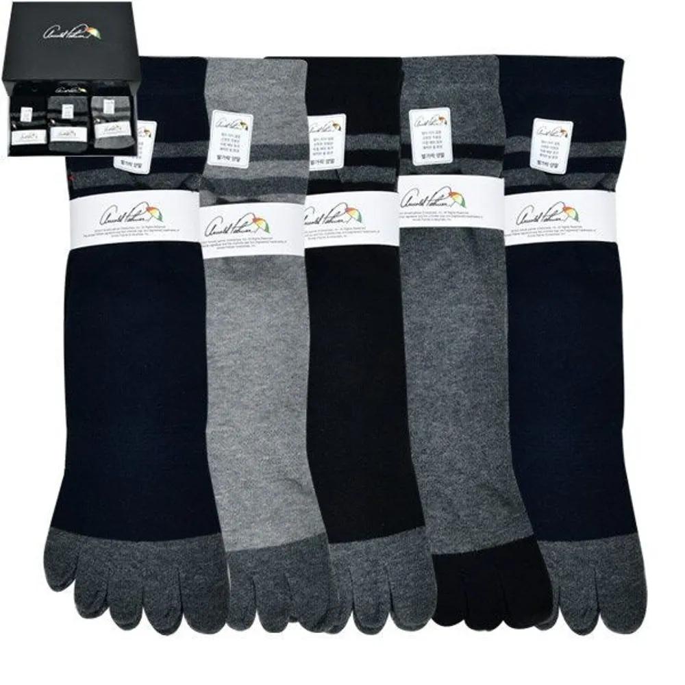Arnold Palmer Two-line Ringle Point Gentleman Ringle Toe Long Socks 0083la Random shipping (5 pairs) 26cm