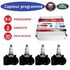 4x senzori TPMS programați 433MHz pentru Land Rover & Jaguar — Evoque, Velar, Defender, Discovery, Range Rover
