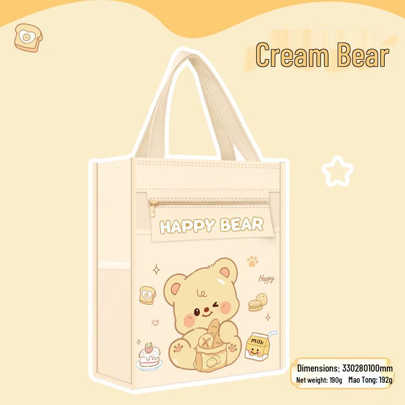 Children s Cartoon Waterproof Canvas Tote Bag