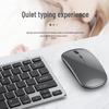 Ultradünnes wiederaufladbares Bluetooth-Tastatur- und Maus-Set - Drei-Modus-Wireless für den geschäftlichen Bürogebrauch