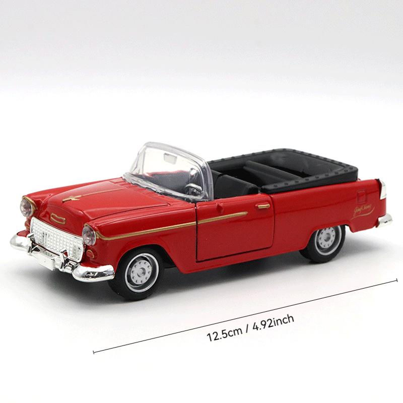 1/32 Scale Alloy Classic Car Model Children's Toy Car Decoration Pull-Back Car Model Boy Die Cast Car Model Toy