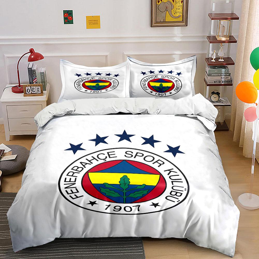 Fenerbahce Logo Bedding Set Bedding Duvet Cover Set Duvet Cover Pillowcases (1 * Duvet Cover 2 * Pillowcases, without duvet insert)