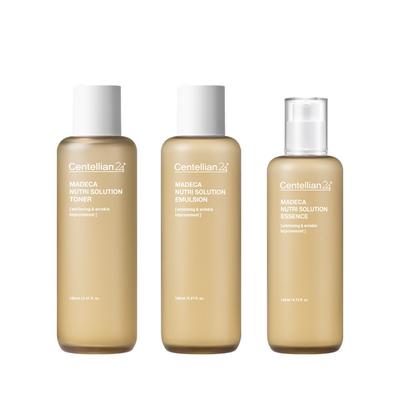 [Centellian 24] Dongkook Pharmaceutical Madeca Nutri Solution Toner Emulsion Essence 3-teiliges Set, Zusammensetzung: Madeca Nutri-Lösung