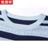 Hengyuanxiang Women's Summer Round Neck Striped Short Sleeve T-Shirt