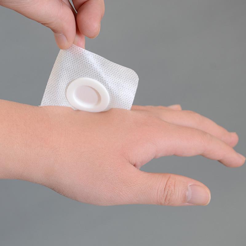 Adesivos de Acuponto: 7*7 Sanjiu Fita Protetora de Umbigo Não Tecida Respirável para Crianças