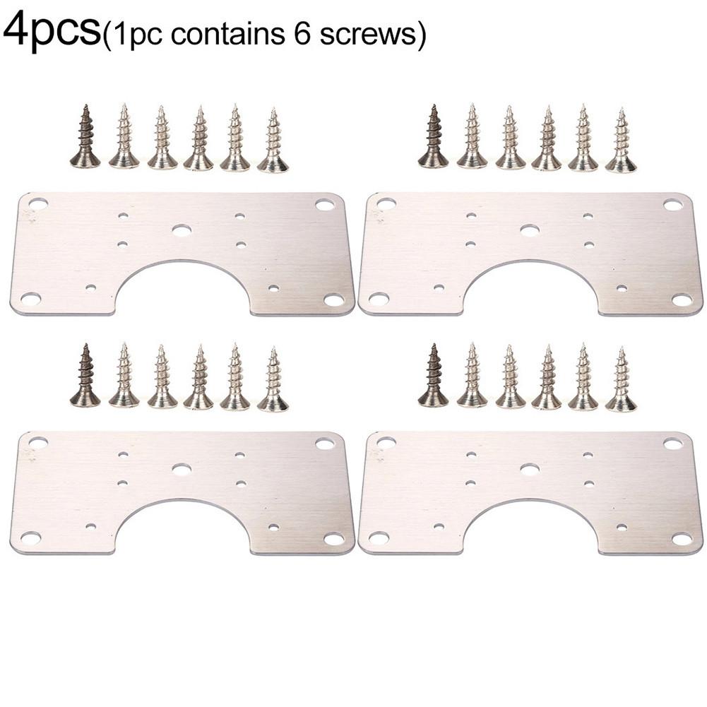 Hinge Repair Plate Cupboard Door Hinge Fixing Plate Door Hinge Repair Kit Mounting Repair Side Panels Cabinet Door Connection