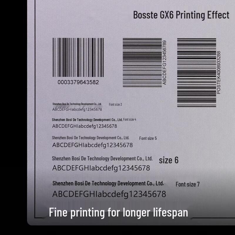 POSTEK GX Series Industrial Label Barcode Printer CN plug (adapter included)