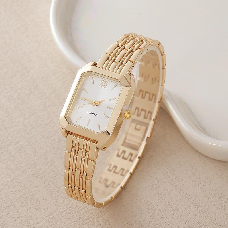 Women's Watch Fashion Simple Quartz Watch Steel Belt Square Women's Watch Watch Women's Niche Sense