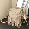 Suede Fringe Retro Casual Crossbody Single Shoulder Small Square Women's Bag