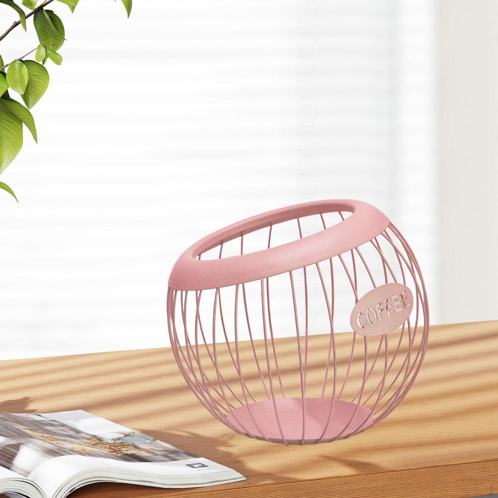 Coffee Capsule Holder, Espresso Organizer, Practical Storage Basket with Large Capacity for