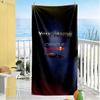 Oracle Bull Customized Name Beach Towel Super Soft Microfiber Quickdry Fabric Perfect for Traveling Yoga Camping and Swimming