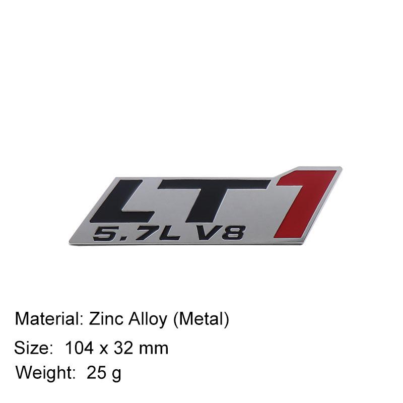 

3D Премиум 5.7L LS1 6.8L LS3 5.7L LS6 LT1 5.7L V8 для Капот Двигателя Автомобиля Крыло багажник Хвост Задняя Декаль Эмблема Значок Наклейка LT1-57L