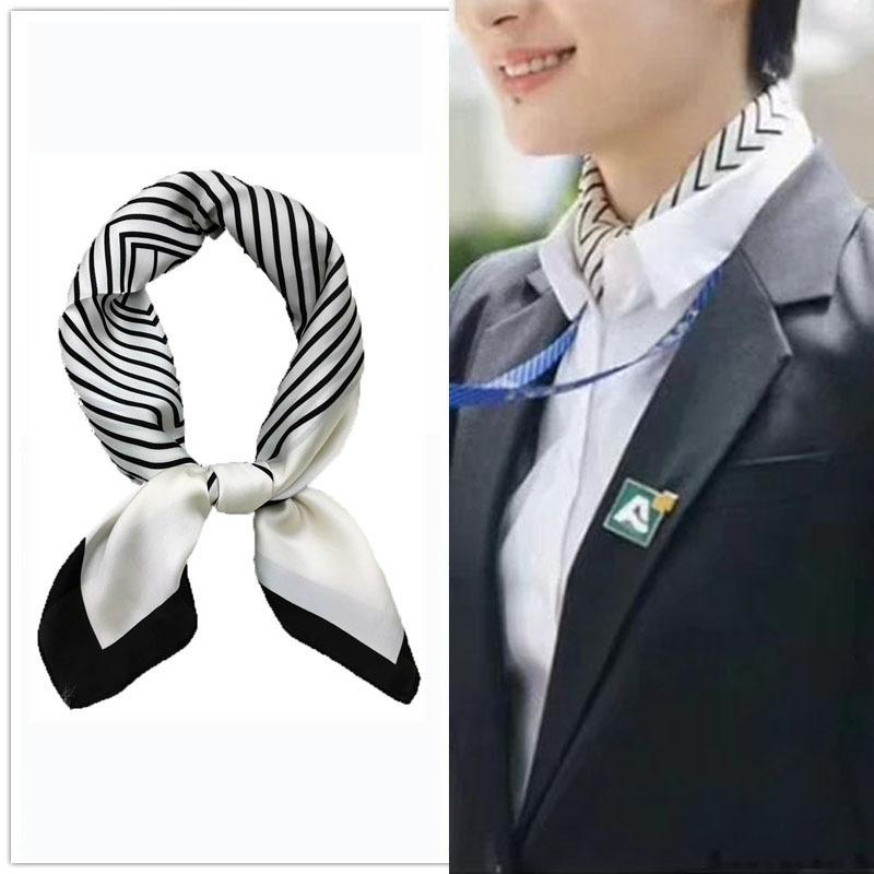 

Шелковый шарф женский сезонный декоративный шарф весенний универсальный профессиональный шелковый шарф 70 см маленький квадратный шарф about 68-70cm