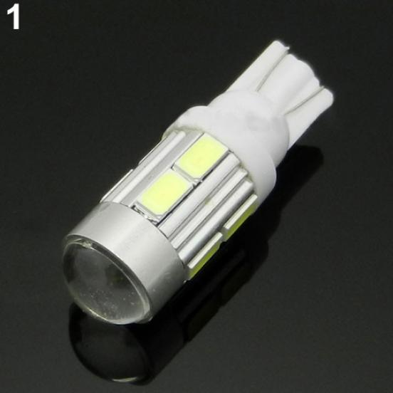 

2 шт. T10 LED 5630/5730 10SMD світлодіодний автомобільний вказівник повороту для внутрішнього освітлення лампи білий