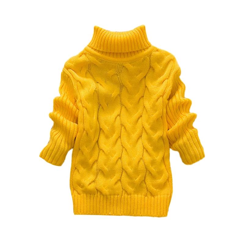 2-10 Years Turtleneck Sweater Knitted Pullover