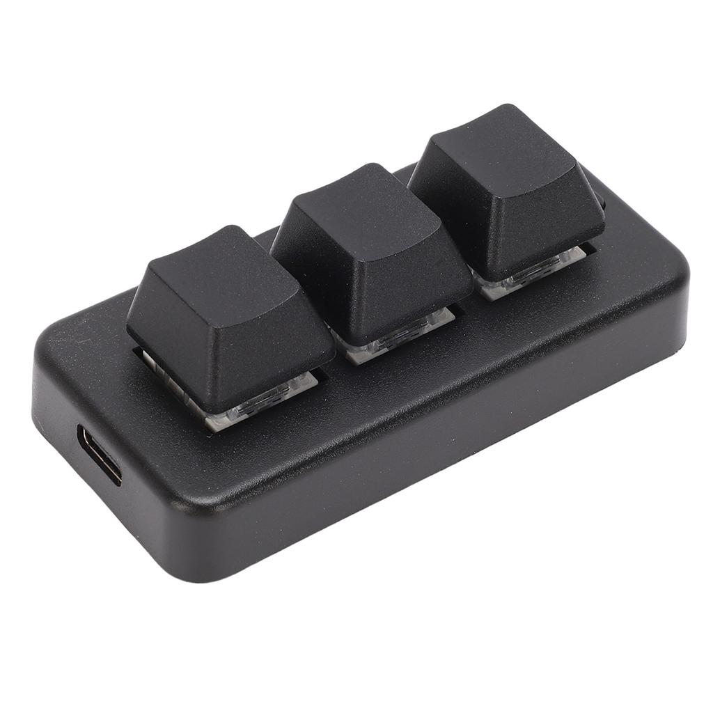 3-Tasten-Tastatur 3 Modi Kabelgebunden 2,4G Anpassbare Mechanische Gaming-Tastatur 230mAh für PC-Computer