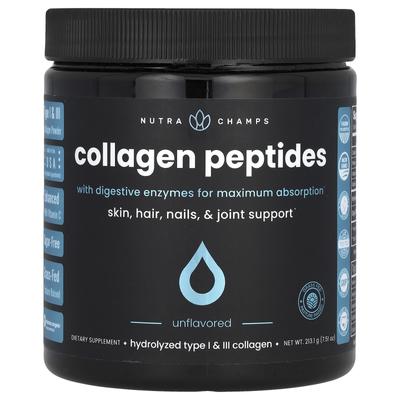 Collagen Peptides with Digestive Enzymes for Maximum Absorption, Unflavored, 7.51 Oz (213.1 G)