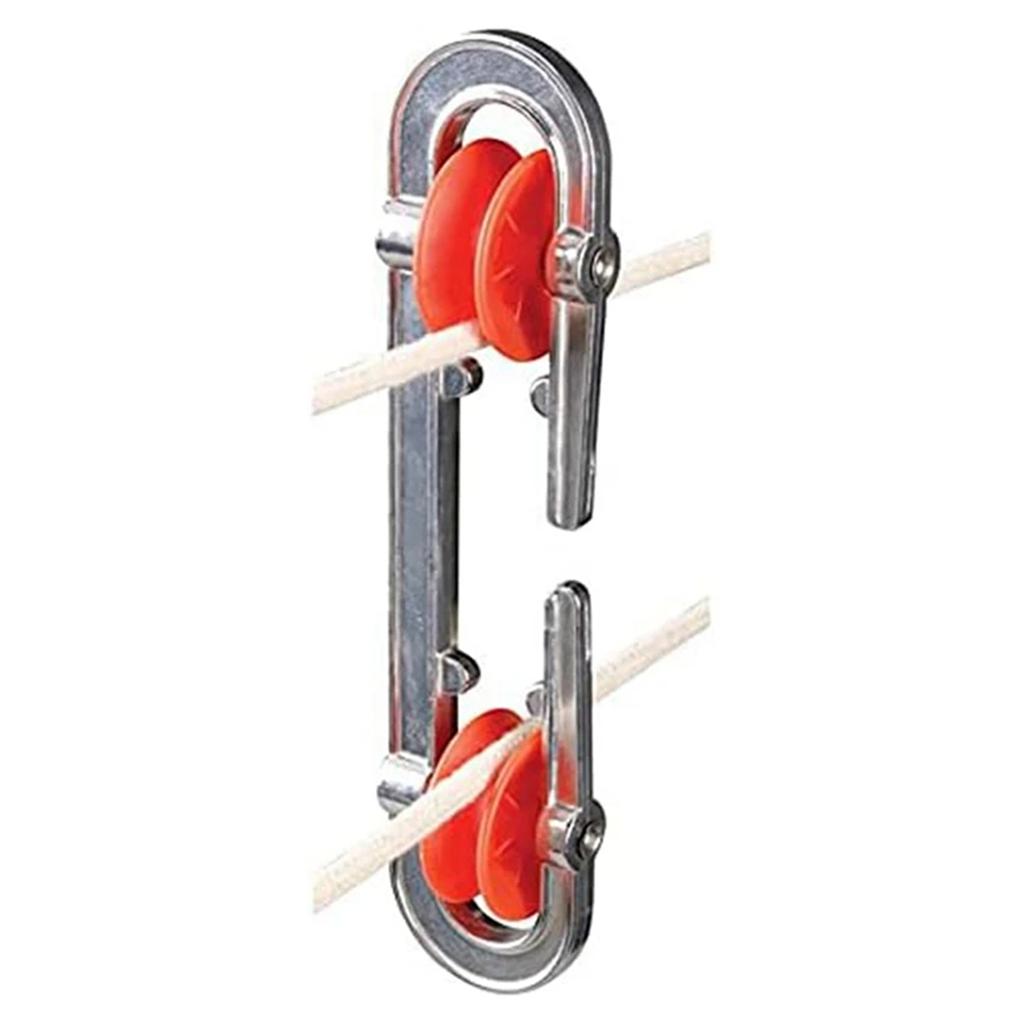 1 PC Aluminum Clothesline Spreader Pulley Clothesline Accessories For Heavy Loads And Long Clothesline