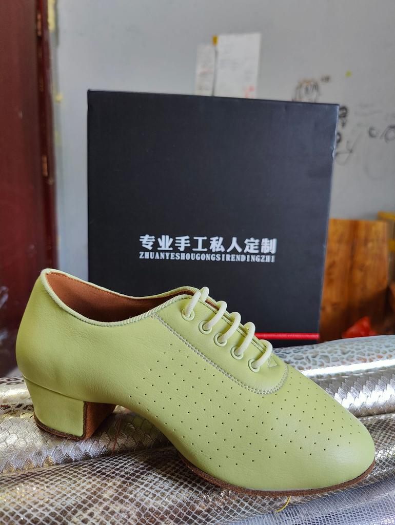 Dance Paladin Dance Shoes Adult Women Cowhide Teacher Shoes Indoor Soft Sole Professional Training Dance Shoes