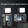 LED Action Camera Video Light Magnetic Photography Fill Lighting for DJI Osmo Action 6/Nano Accessories