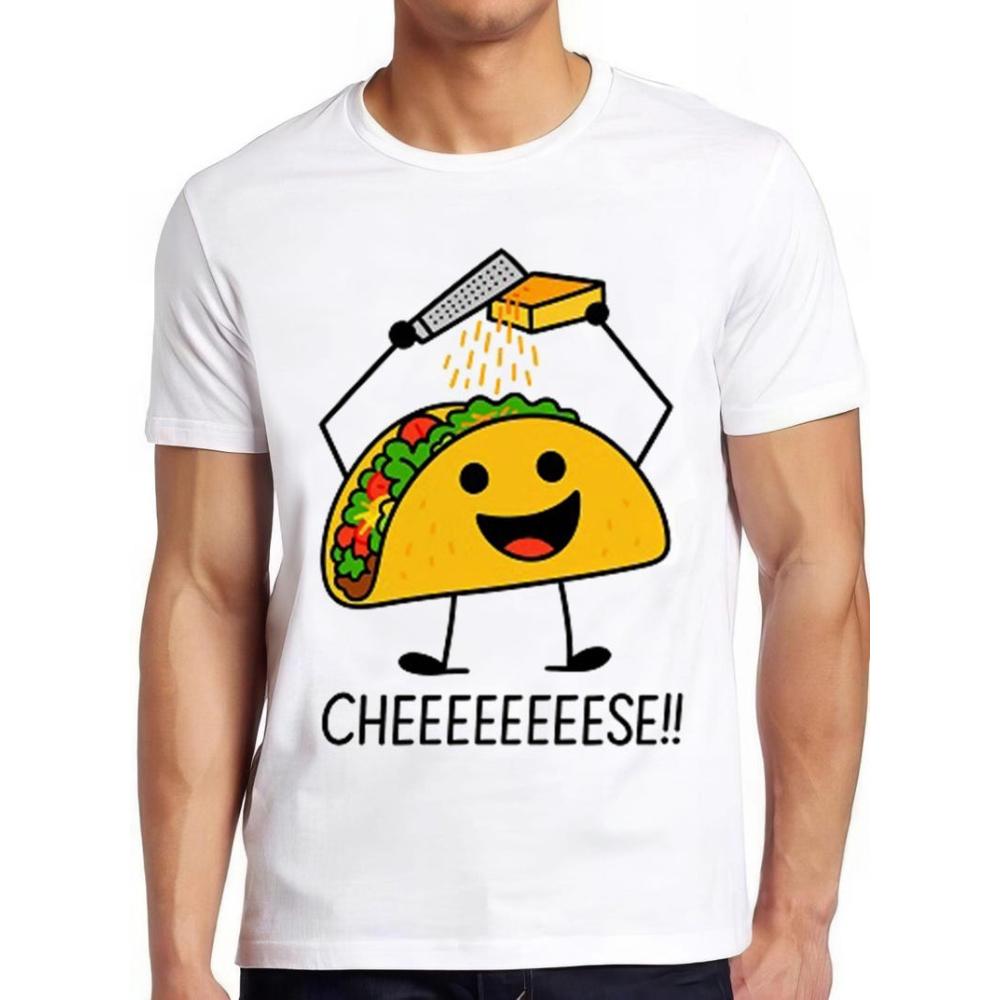 

Taco Cheese Grater Graphic T Shirts Funny Adult Woman Man Cartoon Cotton Pattern Design Cool Gift Tshirt Ropa De Hombre 4XL