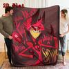Hazbin Hotel 2D Flat Pattern Flannel Blanket High quality All Seasons Warmth and Comfort Perfect for Christmas Gifts.NMT0928350