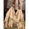Mori Vintage Floral Splicing Cloth Bag Retro Lace Lace Commuting Shoulder Handbag Versatile