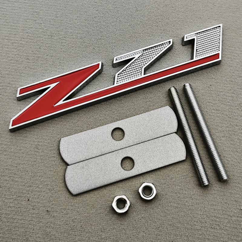 AABKA1 3D Metal Logo Z71 OFF ROAD Car Sticker Trunk Embelem Front Grille Badge For Chevy Chevrolet Silverado Colorado Tahoe Accessories