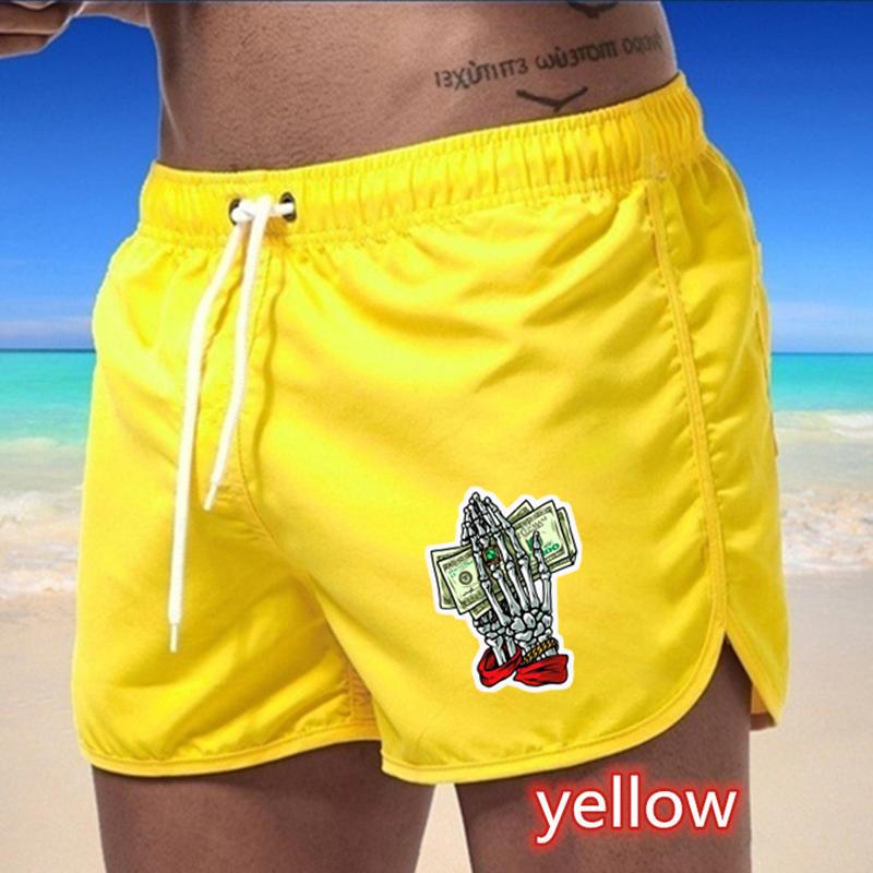 BBK-52 2025 Summer Men's Quick-Drying Swim Trunks Sports Pants Swimwear Beach Shorts Jogging Shorts