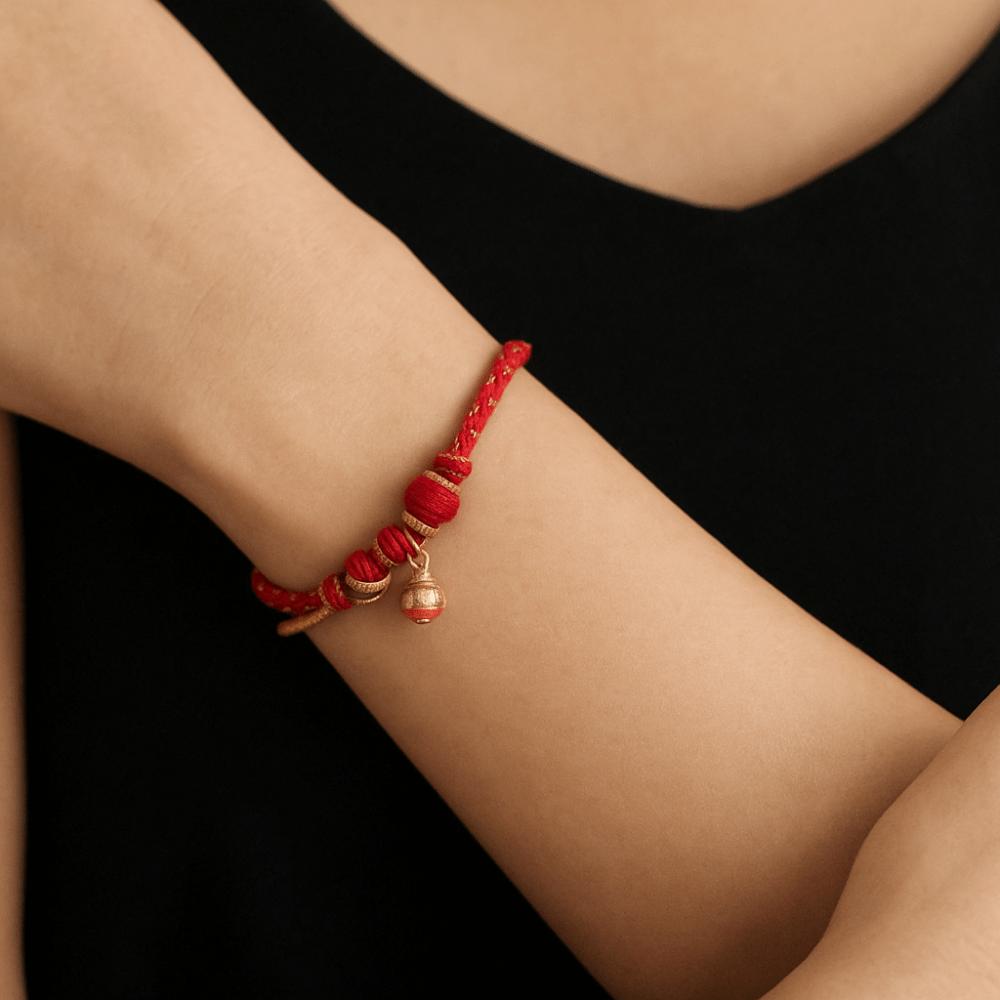 Year of The Horse Zodiac Horse Bracelet Hand-woven Chinese Red Handrope Spring Festival