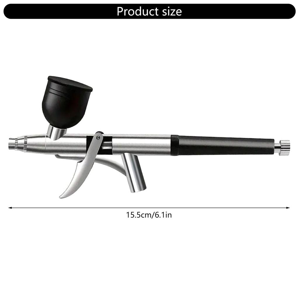 Portable Double Action Airbrush Nozzles Sprays Guns Pen for Model Cake Nail Car Painting Beauty Inkjet Nail Art Crafts