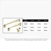 New Bright Gold Cabinet Handles Zinc Alloy Copper Door Knob Drawer Knobs Shoe Cabinet