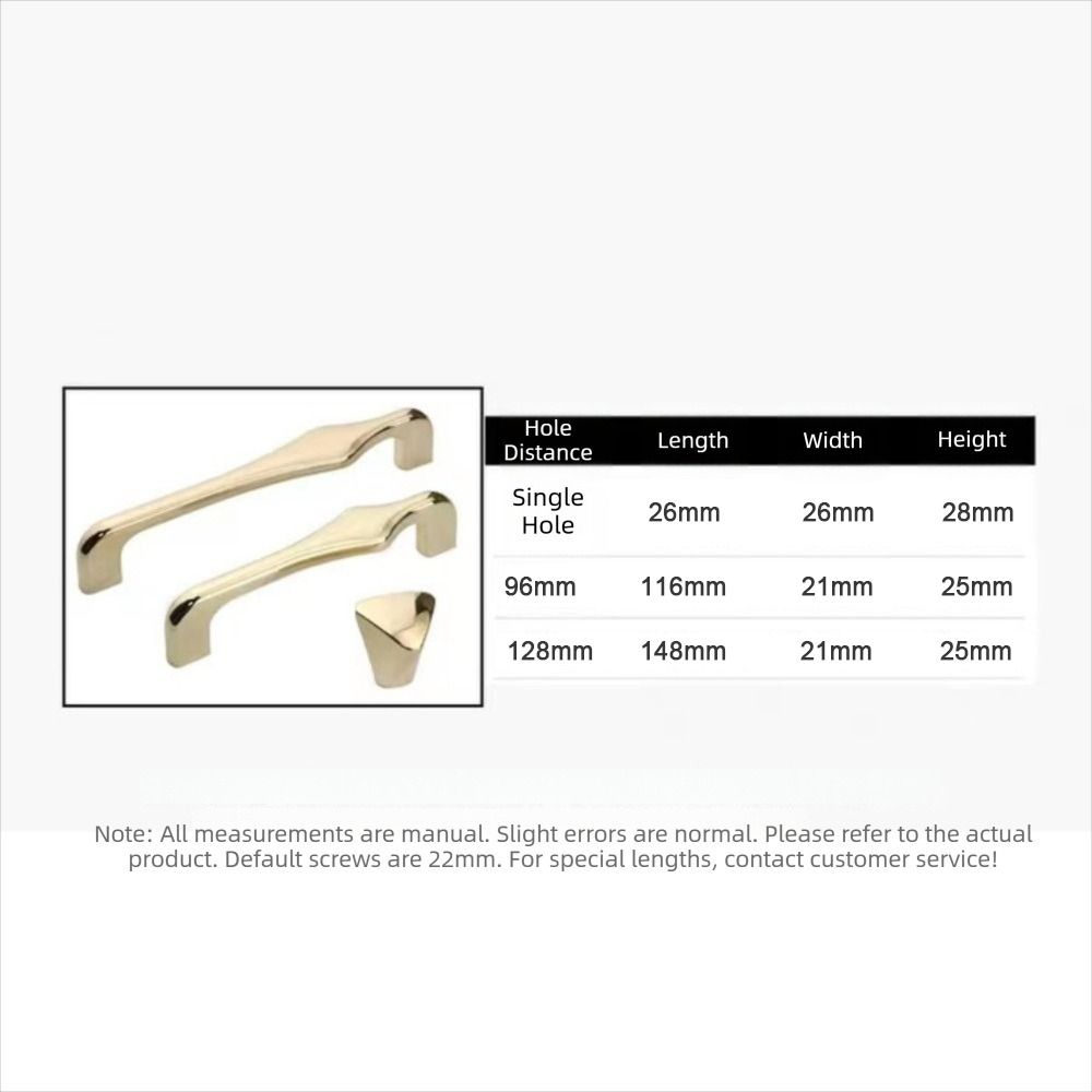 New Bright Gold Cabinet Handles Zinc Alloy Copper Door Knob Drawer Knobs Shoe Cabinet